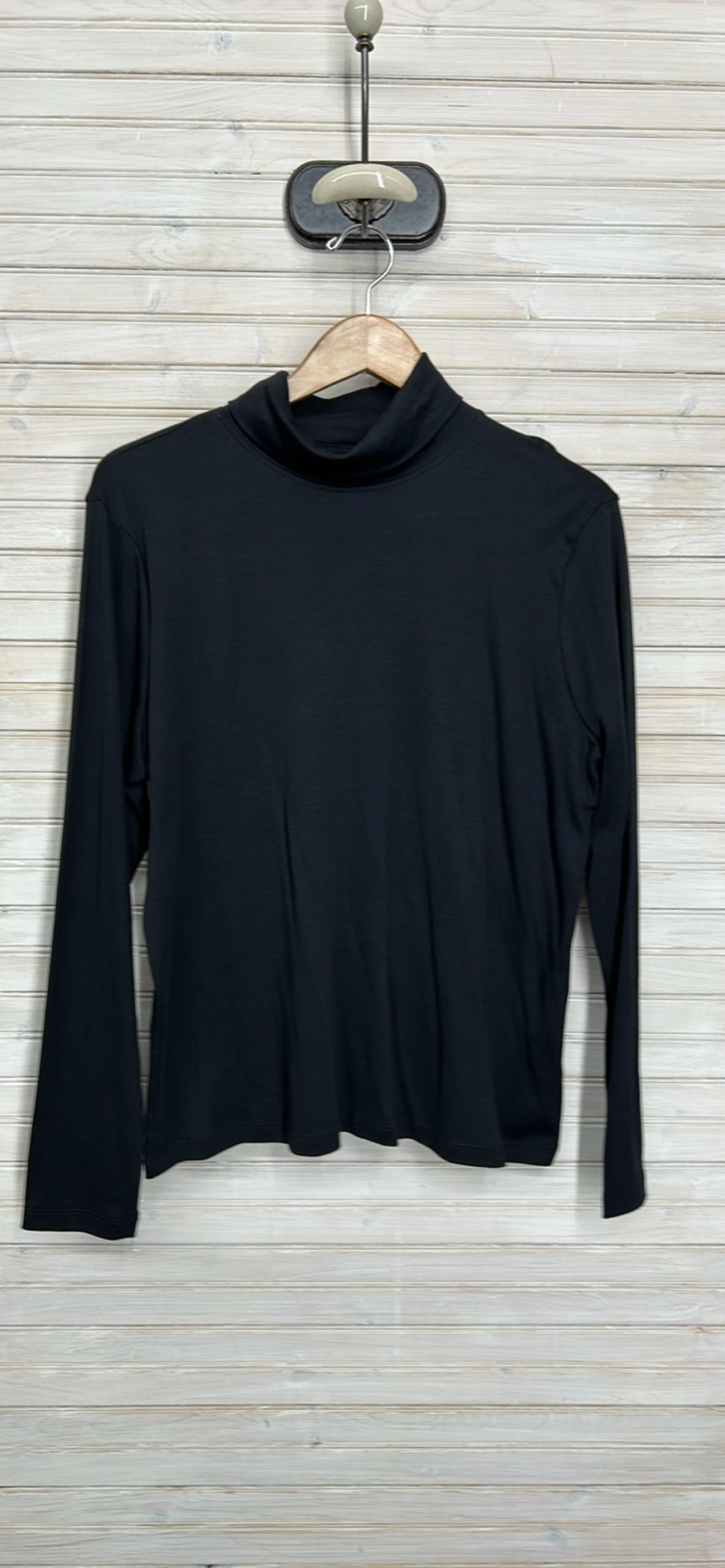 NEW L.L.Bean Women’s XL Supima Cotton Turtleneck Black