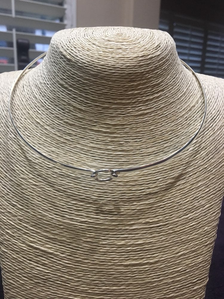 925 Sterling Silver Choker Necklace