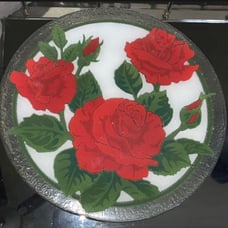 Peggy Karr Fused Glass Plate