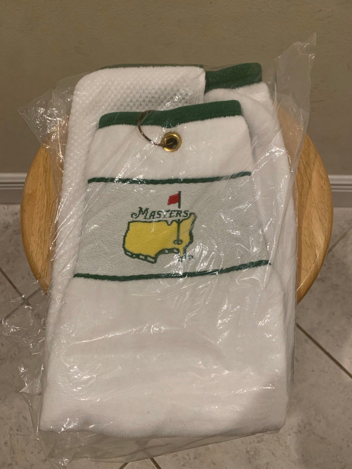 NEW Masters golf Towel White Augusta National masters PGA