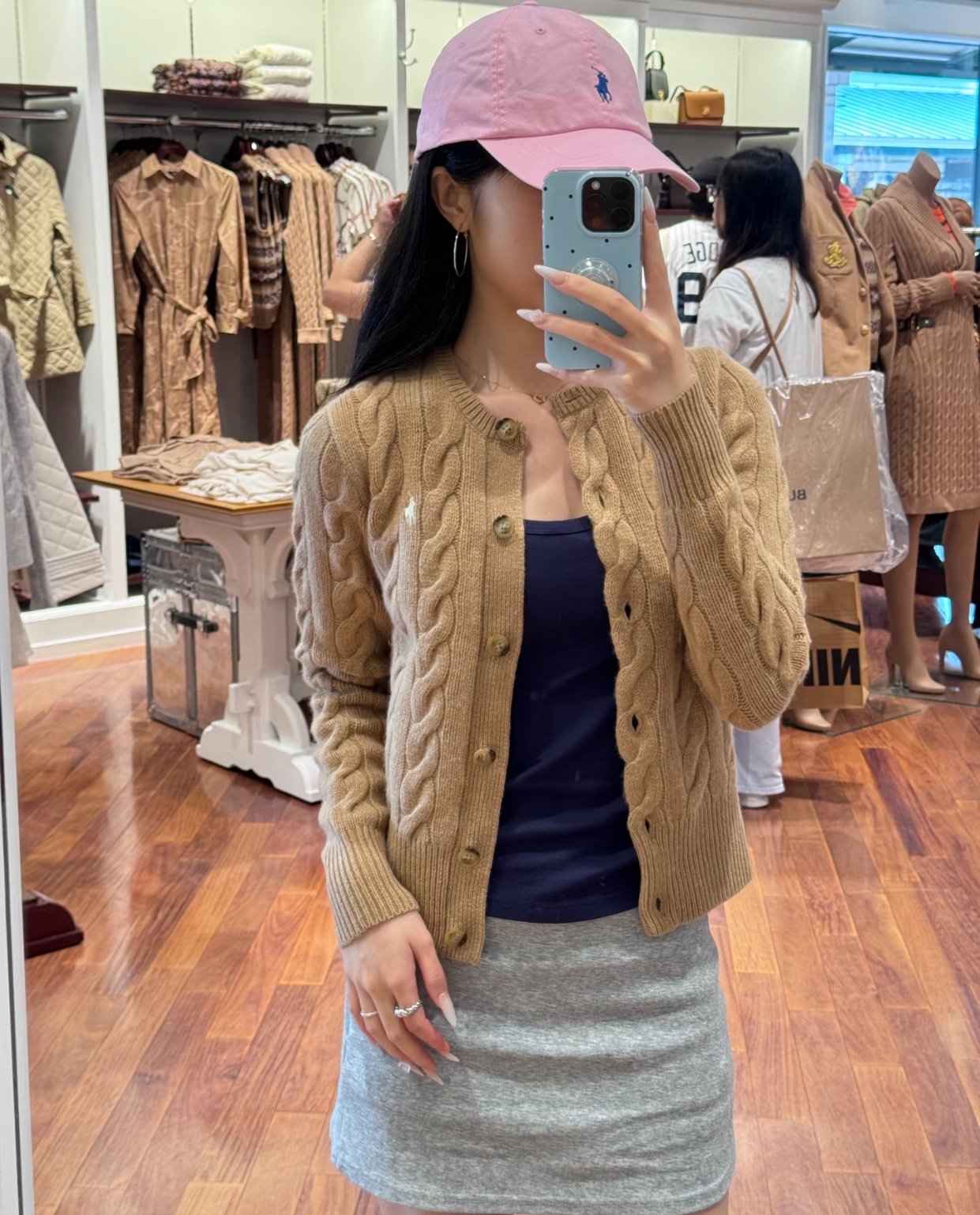 Polo Ralph Lauren Women’s Cable-Knit Wool-Cashmere Cardigan