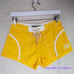 New! Free People Yellow & White Made Some Short Shorts, size 2