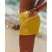 New! Free People Yellow & White Made Some Short Shorts, size 2