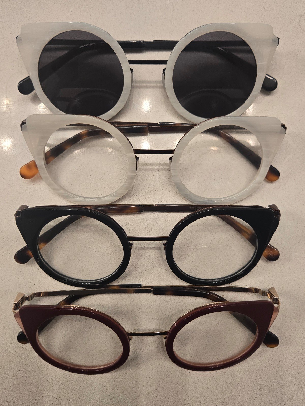 メガネ GAMINE Gamine - Cat.4-sdm.1-s1 - marble/blach GAMINE NYC: Cat Södermalm Marble - Black, Marble Fashion