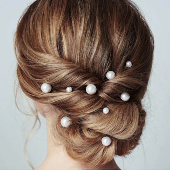 Set of 18 Bridal Hair Pins, Wedding Accessory, Pearl Pin, Wedding Hair