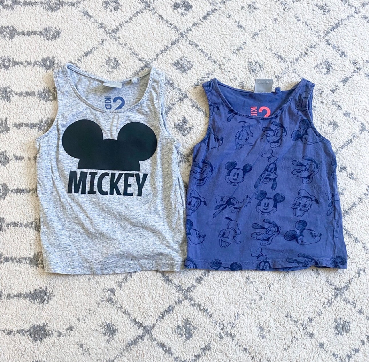 Cotton on Mickey tanks