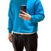 Rare 80s Russell Tiffany Blue Made in USA XL Size