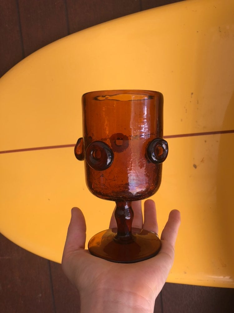 Handmade 70s drinkware- set of 10