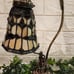 Art Deco Remington Brass Bronco Buster Lamp & Tiffany Styled Stained Glass Shade