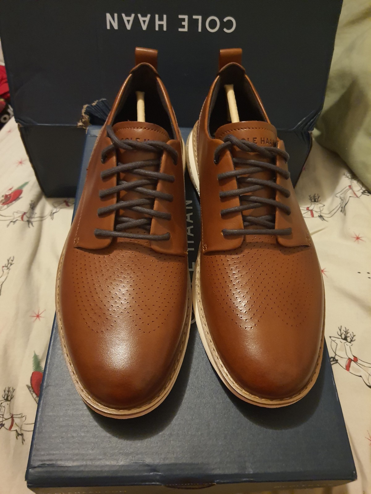 Men's Sneaker Cole Haan OG ENRGYWV PRF PT OX - Size 10.5 M In Cognac Color