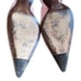 Stuart Weitzman Pink Tweed Linen Slink-back Pointed Toe Blink Heels Size 8 M
