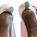 Stuart Weitzman Pink Tweed Linen Slink-back Pointed Toe Blink Heels Size 8 M