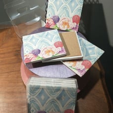 Set= 2 NEW pkgs = 8 Drink coasters, Thirstystone Barware Sandstone Absorbent USA