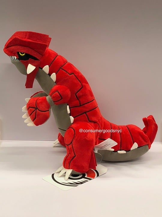 Authentic 2014 Pokemon Center Japan Hoenn Legendary Groudon Plush 9 NWT