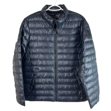 NEW Pajar Mens Packable Quilted Puffer Jacket Medium Black Full Zip Nylon