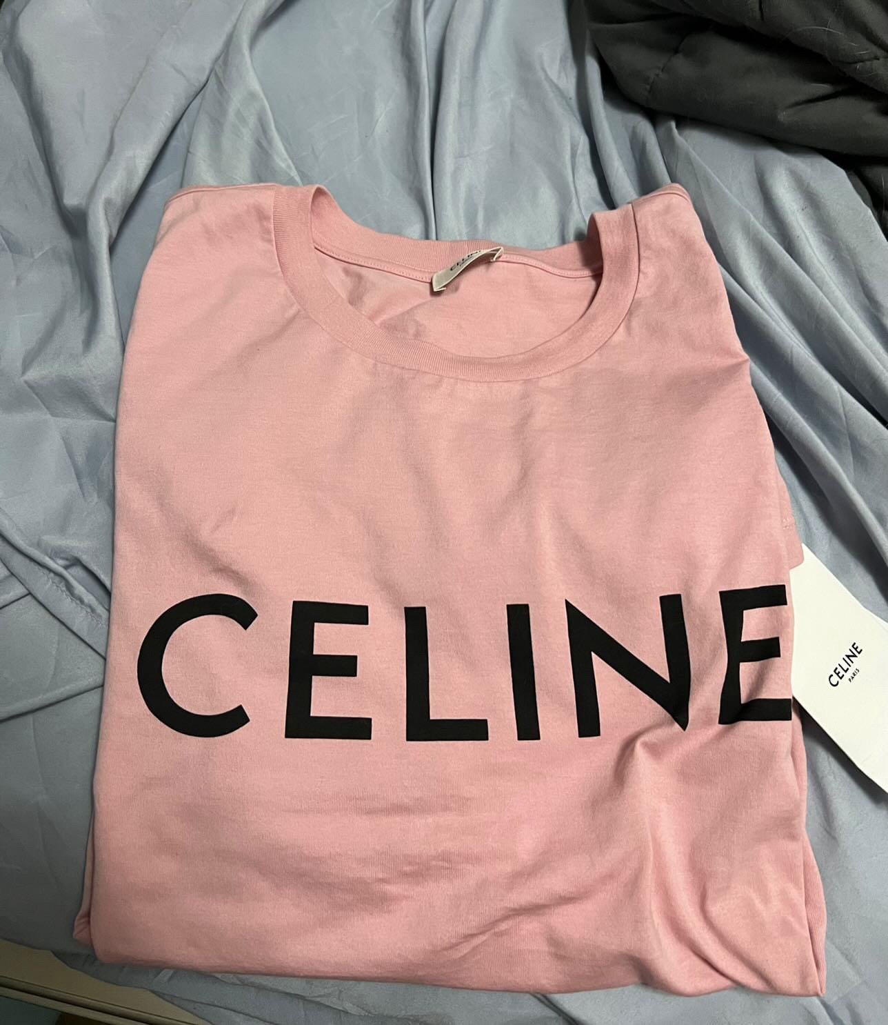 Pink Celine shirt