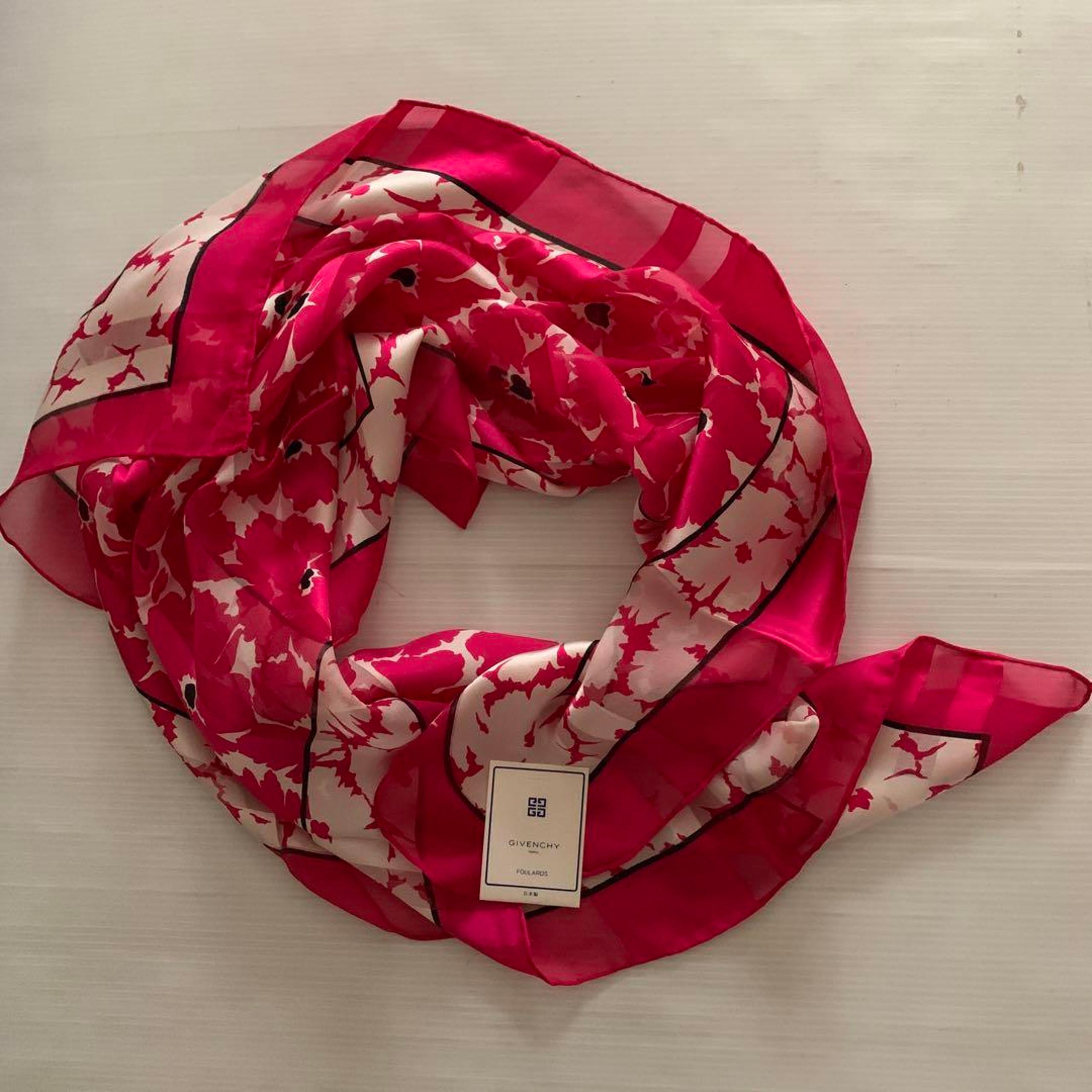 GIVENCHY Floral Print Scarf