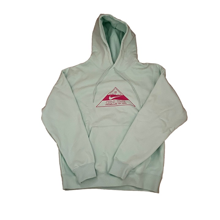 Nike SB Genuine Trademark Hoodie Sweatshirt Mint Green DR1038-379 Size Medium
