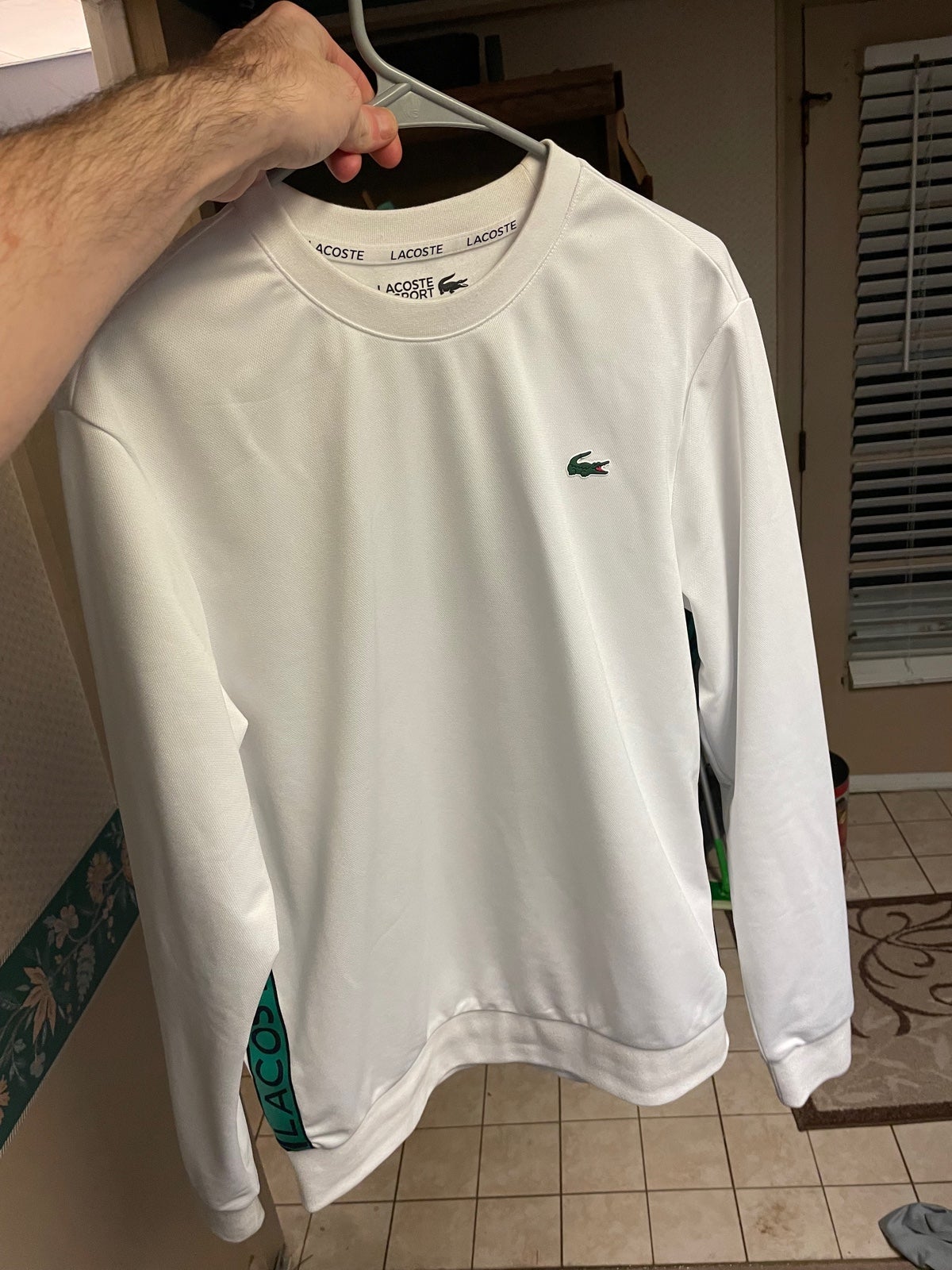 Lacoste long sleeve shirts for men