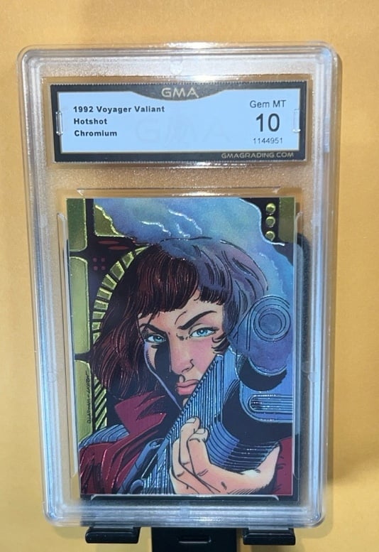 GMA 10 Graded 1992 Comic Images Card Valiant Rookies Chromium Insert