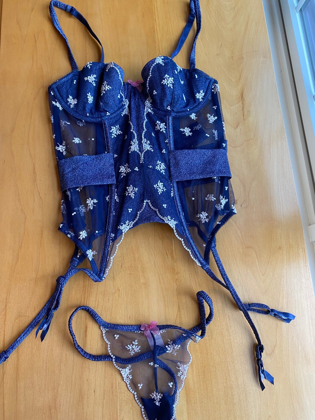 NWOT Victoria’s Secret Corset lingerie with panty