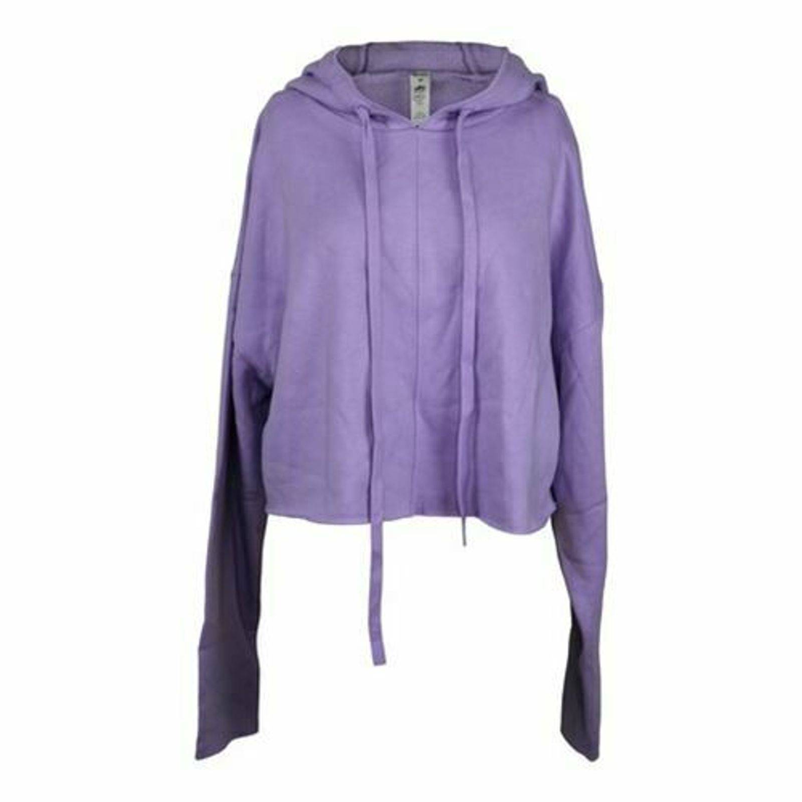 Alo Yoga Edge Crop Hoodie M Ultraviolet