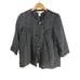 Max Studio Jacket Cropped Herringbone Swing Jacket 3/4 Sleeve Button Women’s 10