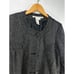 Max Studio Jacket Cropped Herringbone Swing Jacket 3/4 Sleeve Button Women’s 10