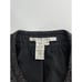 Max Studio Jacket Cropped Herringbone Swing Jacket 3/4 Sleeve Button Women’s 10