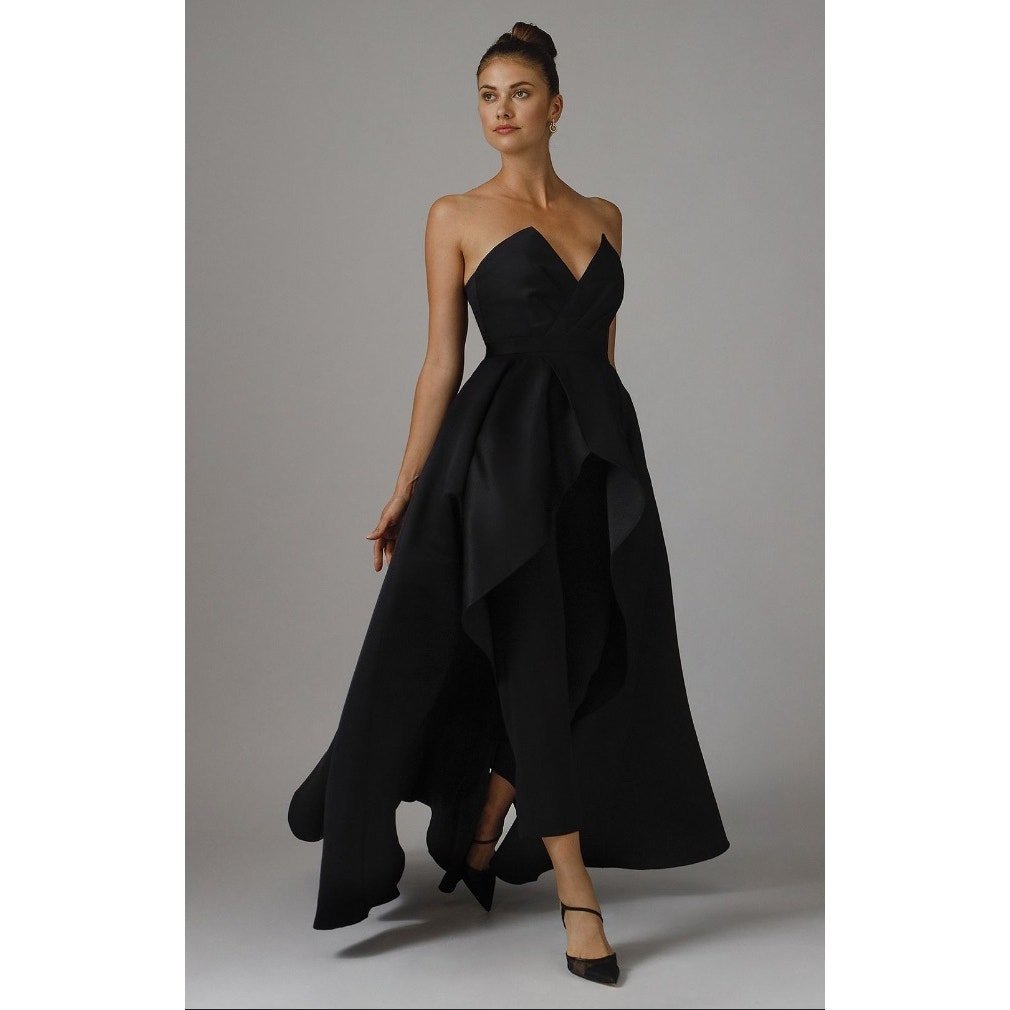 Jay Godfrey Abrahams Convertible Strapless Jumpsuit & Skirt Size 0
