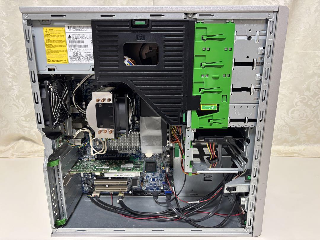 宅配便配送 HP Z400 CPU. Xeon and 11, Windows SSD, RAM, 8GB with Windowsデスクトップ
