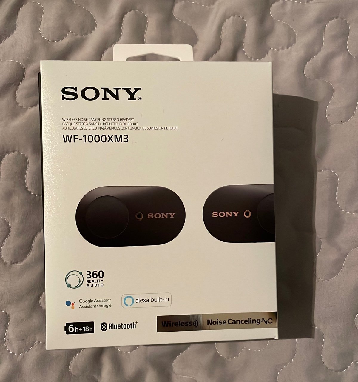 Sony WF-1000XM3 True Wireless Noise Cancelling In Ear Headphones