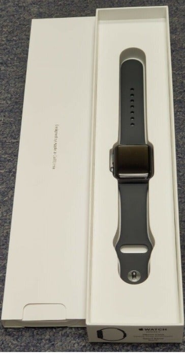 Ship Now!!! Apple Watch Series 3 GPS 38mm Silver White iwatch Open