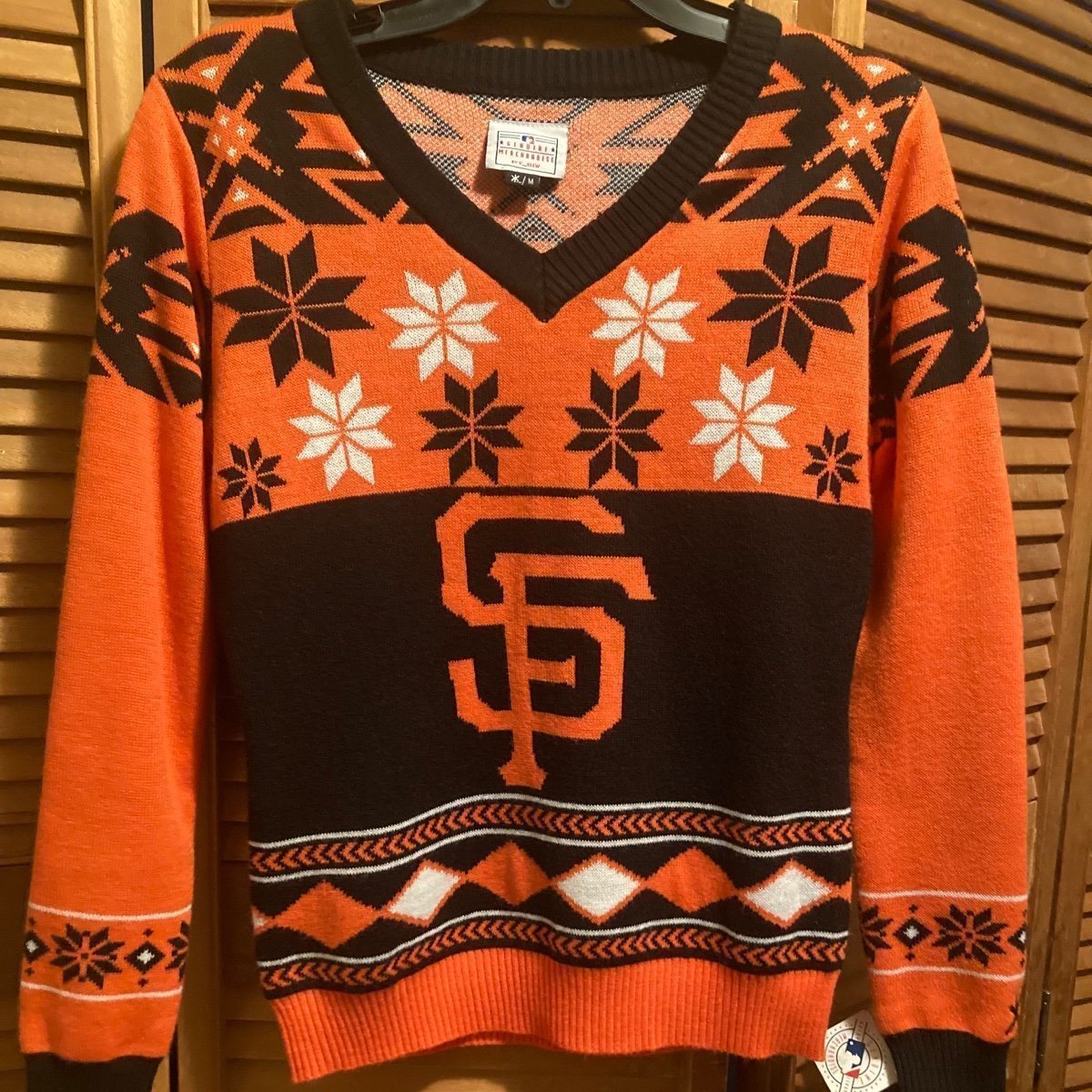 Genuine Merchandise San Francisco Giants Baseball Knit Sweater