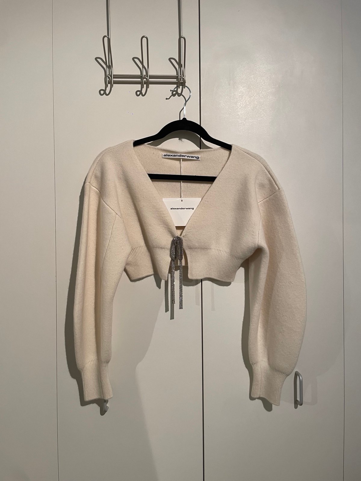 Alexander Wang V-neck cropped Cardigan - XS