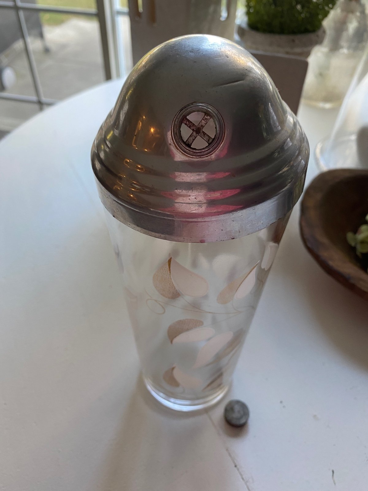 Vintage cocktail shaker