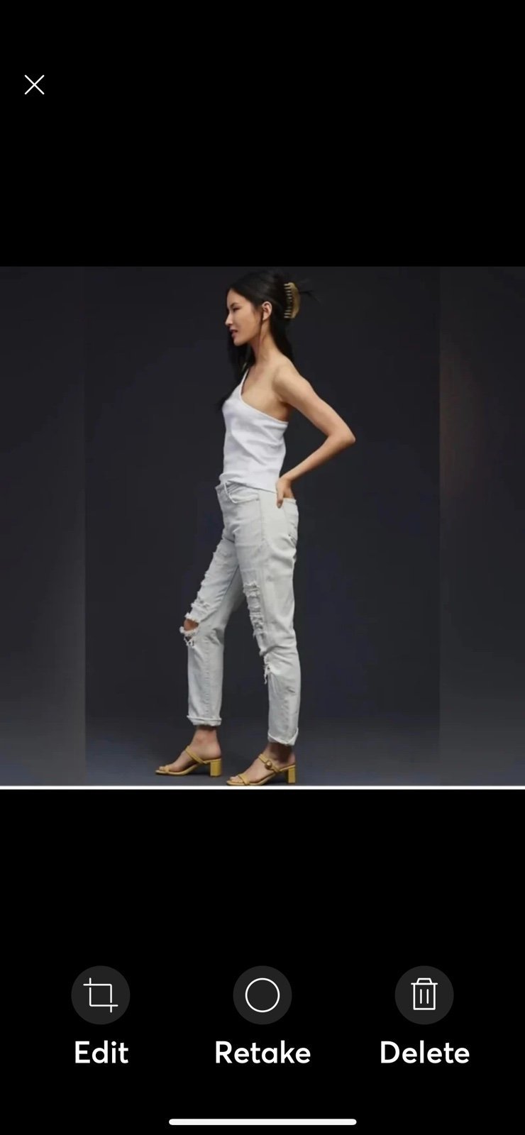 Pilcro Anthropologie women’s distressed jeans new with tags waist 27