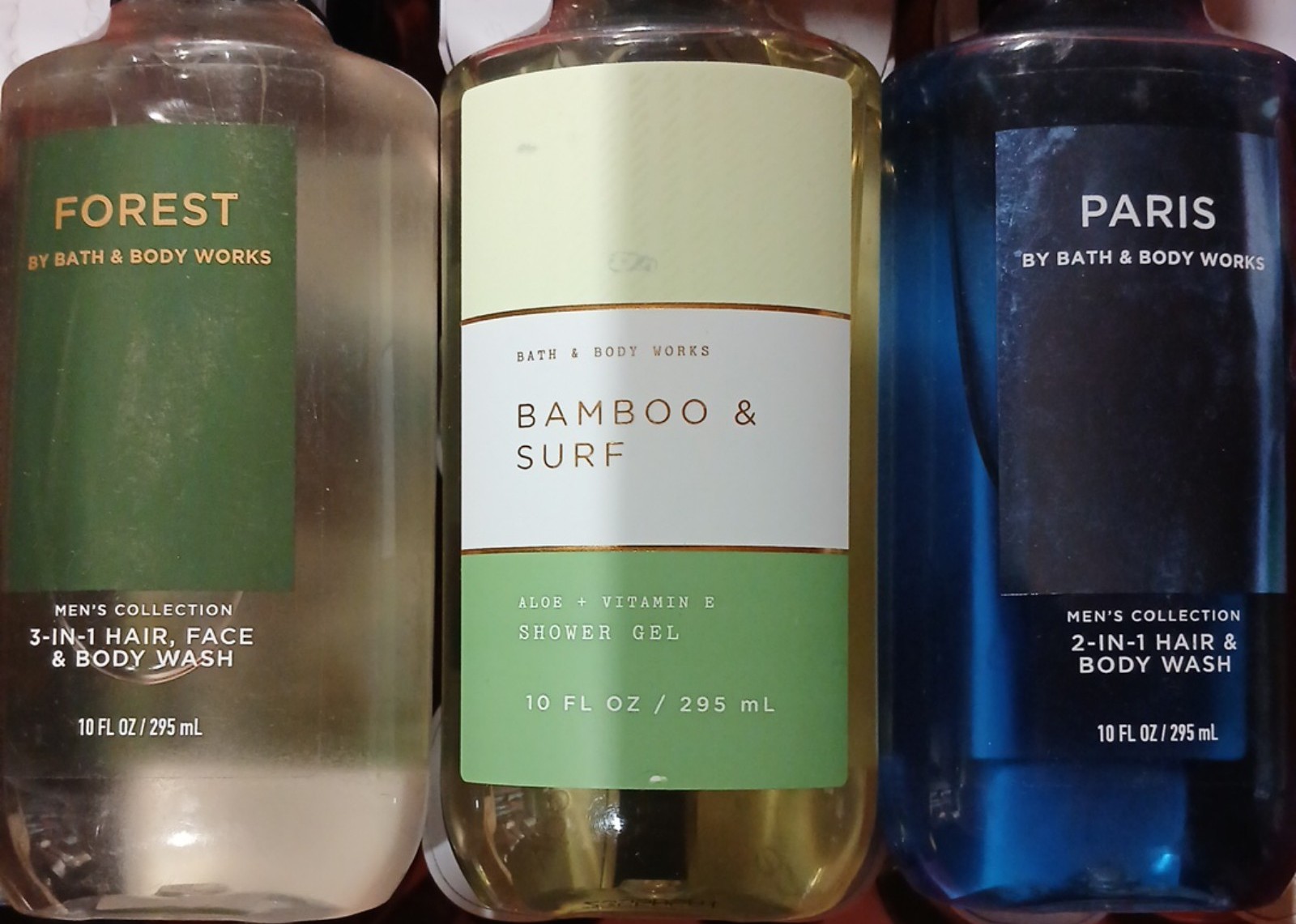 Men's shower gels