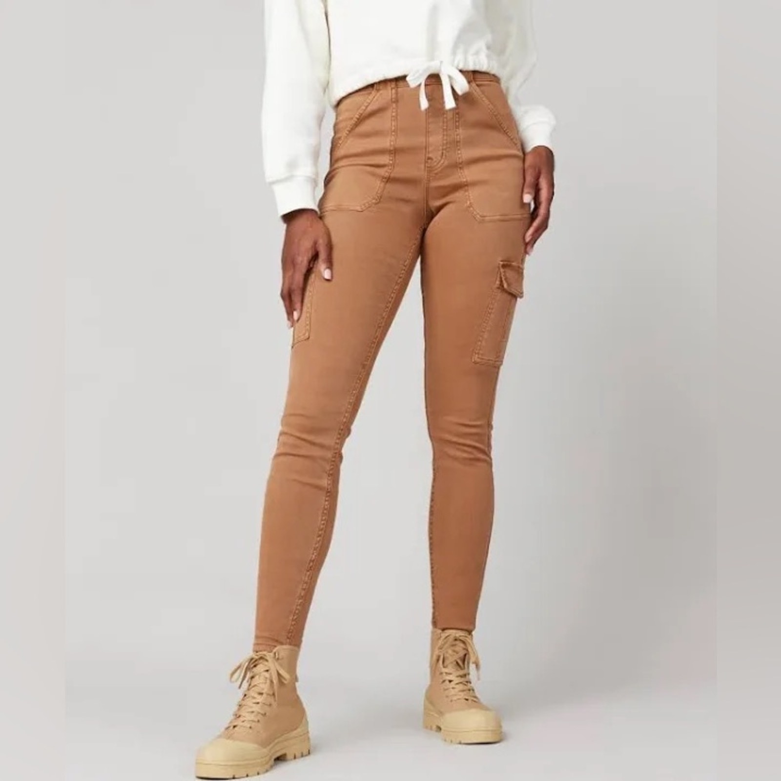 Spanx Stretch Twill Ankle Cargo Pants