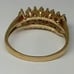 NANTE 14k solid gold diamond & Garnet stone size 8