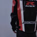 Suzuki Men's leather Biker Jacket Size Small