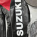 Suzuki Men's leather Biker Jacket Size Small
