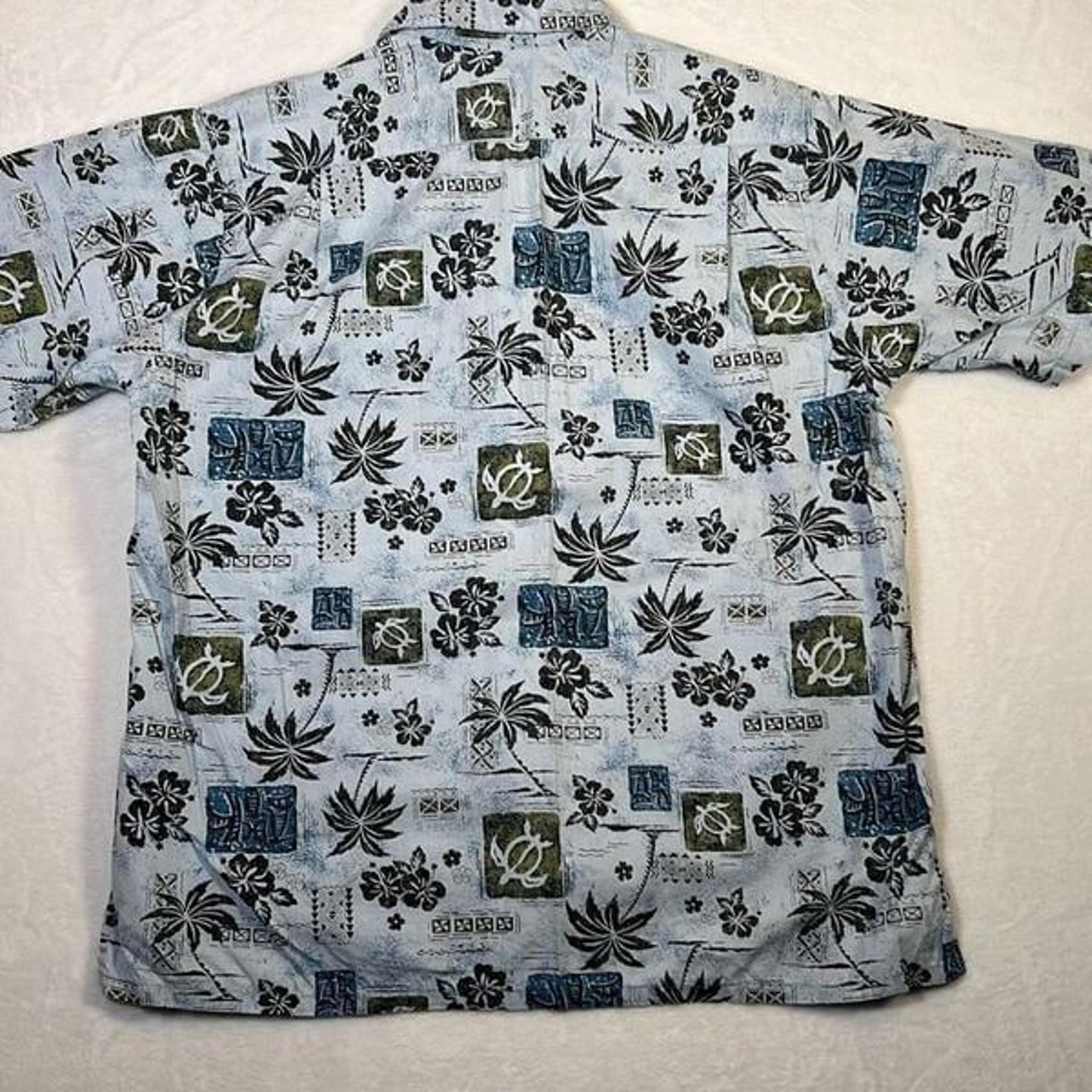 Vintage Hawaiian Go Barefoot short sleeve Button up Shirt USA Made - Mens Large