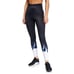 ADAM SELMAN SPORT FLAME CORE BLACK WHITE BLUE LEGGINGS SIZE Large MSRP 135,