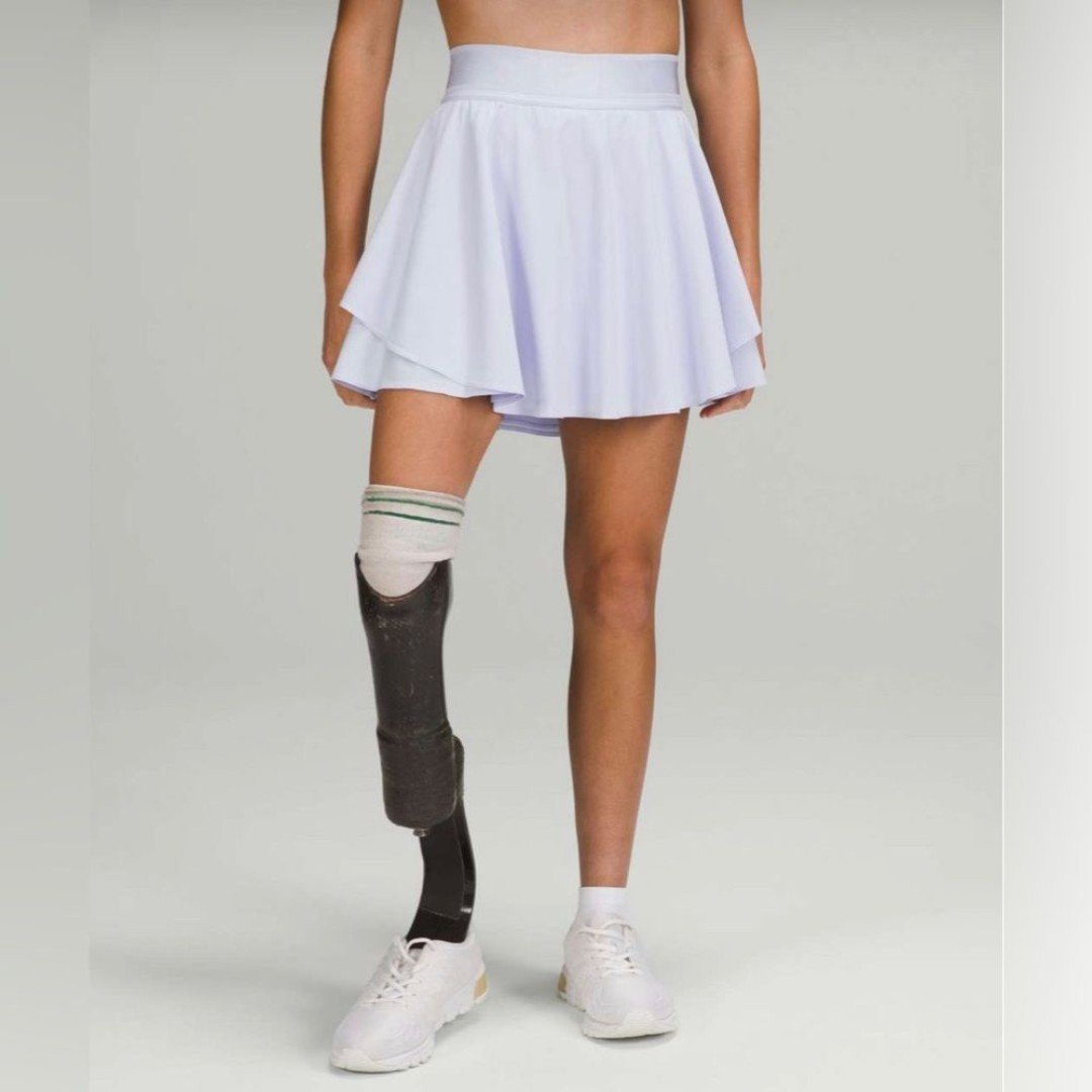 Lululemon Court Rival High-Rise Skirt *Long pastel blue size 4