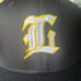 20 Fitted Black & Gold Fitted Hats