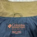 Vintage Columbia Khaki Green Tan Outdoor zip jacket men’s size small oversize