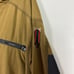 Vintage Columbia Khaki Green Tan Outdoor zip jacket men’s size small oversize