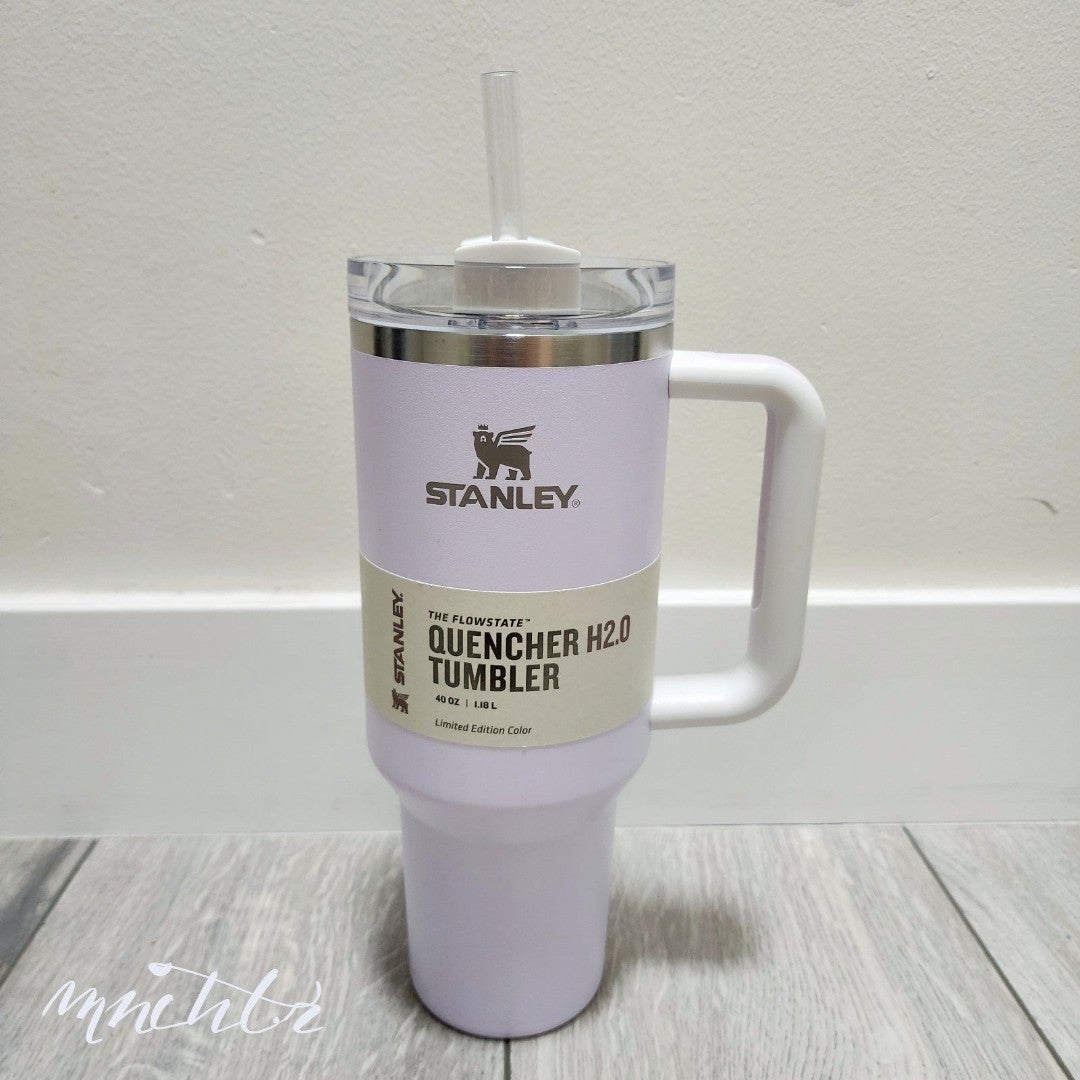 Stanley 40oz Quencher H2.0 Flowstate Tumbler Wisteria Colorblock Stanley 40oz Quencher H2.0 Flowstate Tumbler Wisteria Colorblock