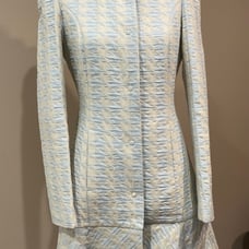 Women’s Fitted 50th Style Trench Coat, Made in Italy, Size 6 US/42EU